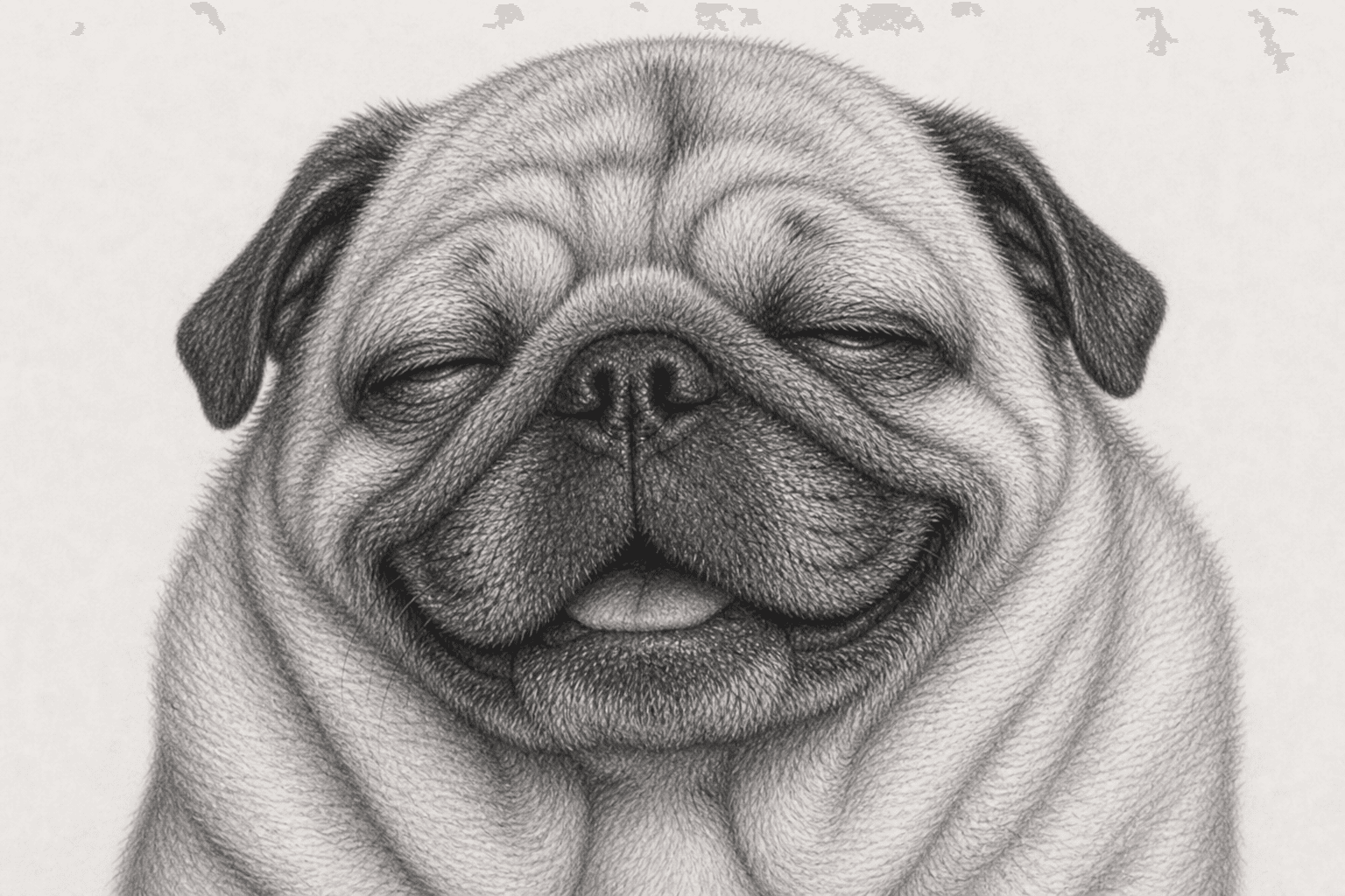 Puggsy fully blissed out.